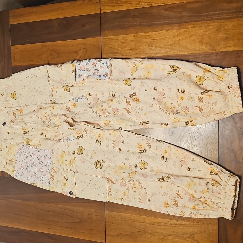 Pol Floral Patchwork Cargo Pants - image 2
